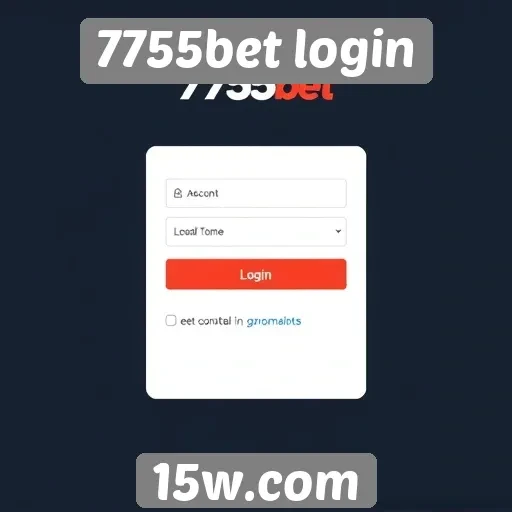 7755bet login oferece experiência de usuário otimizada